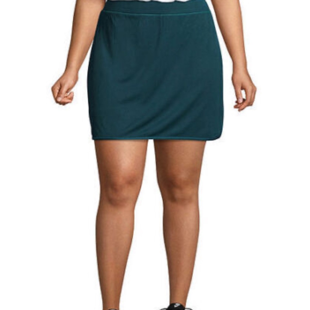 ST JOHN'S BAY Skort WOMEN'S active skirt, sz 3XL NWT $32 pockets BERRY